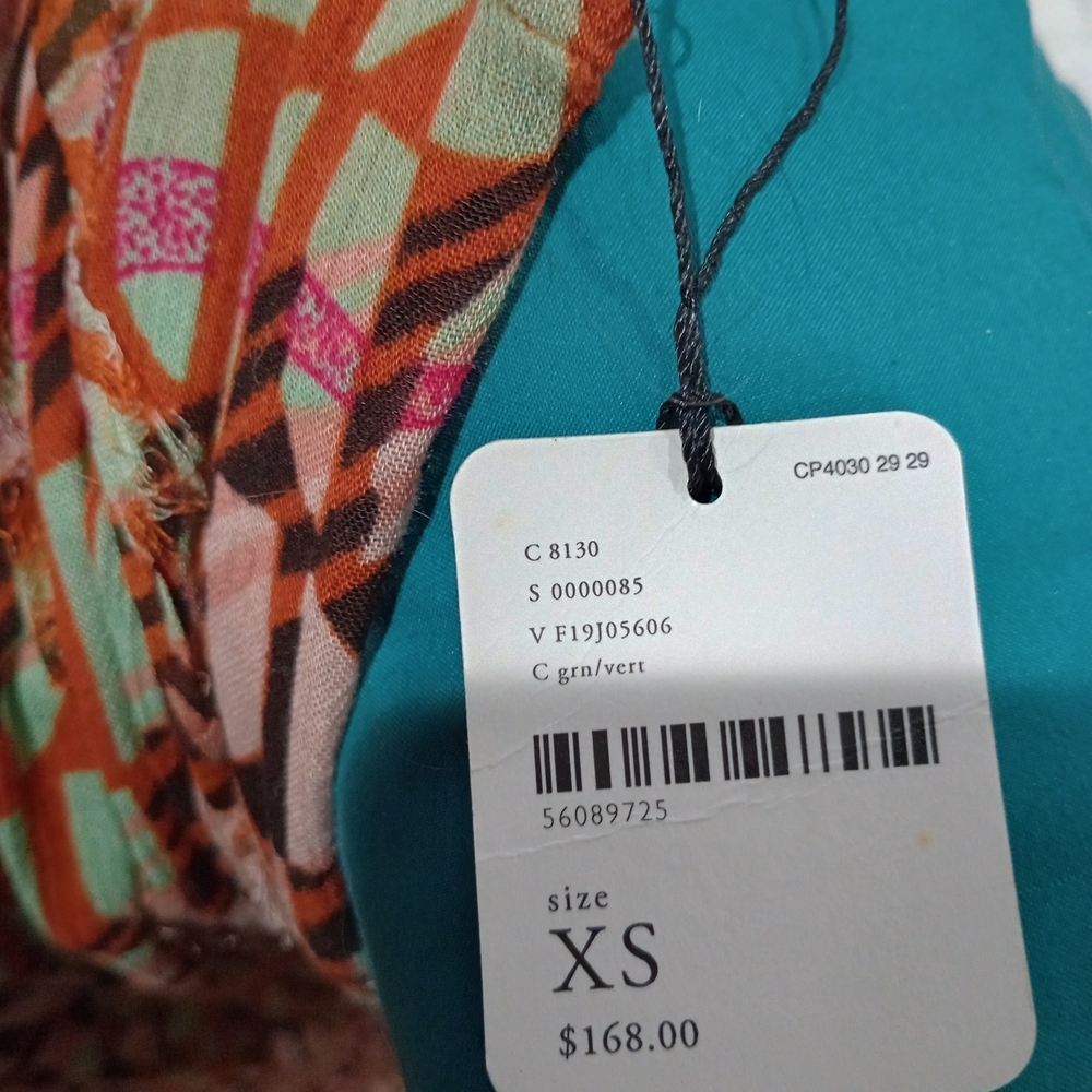 NWT Free People Women's Sahara Bohemian XS Multicolor Patterned Jumpsuit - Picture 8 of 16